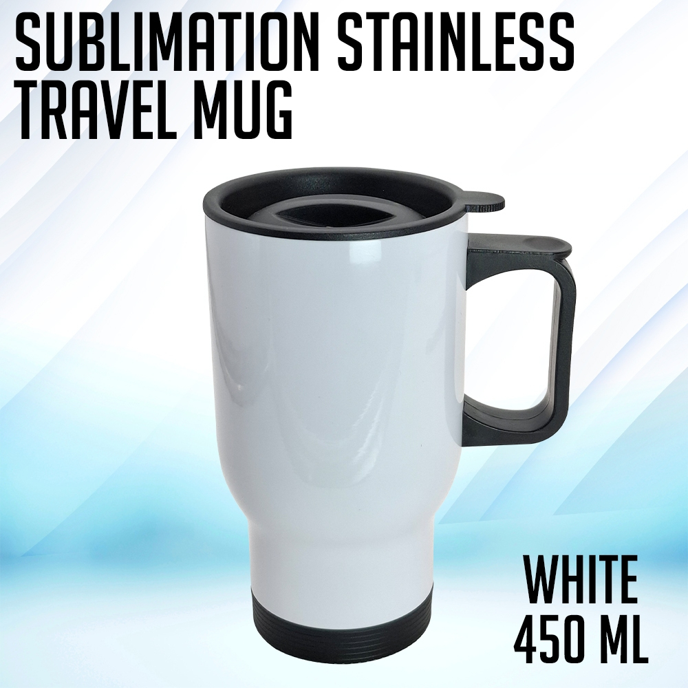 Car mug(500ML) 86*150mm,Stainless, white both#201