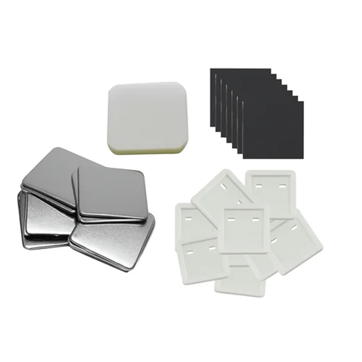 squaremagnetic badge 50 pcs