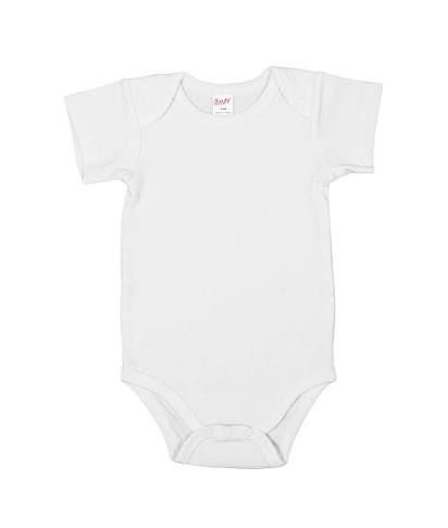 onesie-white short sleeveMaterial：200g cotton like Color：White/Color Size：0-3 3-6 6 9 MONTH size