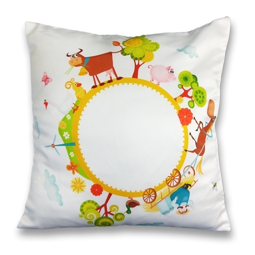 Pillow animal round shape 2 side