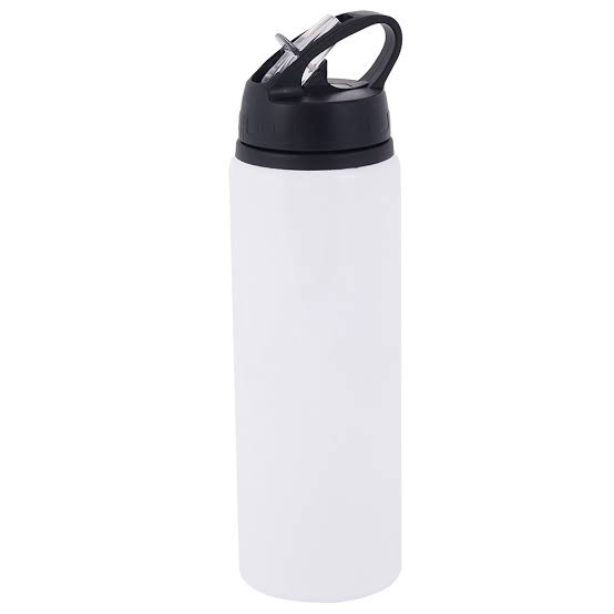 sippy aluminum bottle 750Ml white 73*220mm