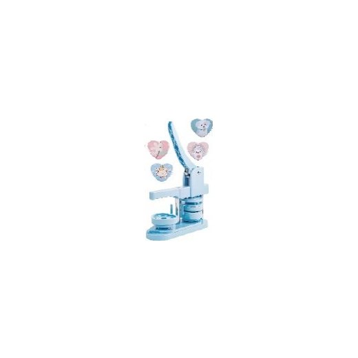 Badge machine heart shape
