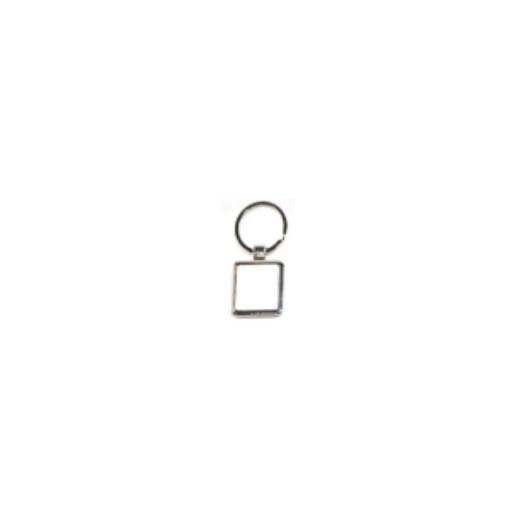Square Metal Keychain