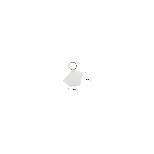 plastic Keychain-Rectangle
