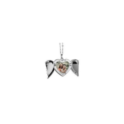 Wing necklace zinc alloy