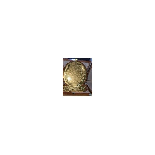 MEDAL WITH WOODN BOX OVAL