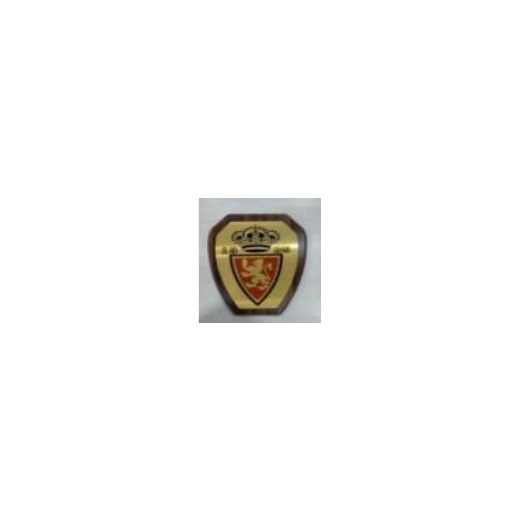 triangular prism medal wood