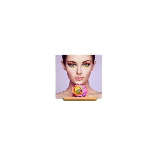 8 inch square bamboo stand Aluminum frame