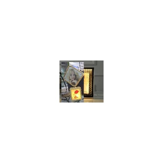 LED ROTATING BOX WITH 4 PICTURE