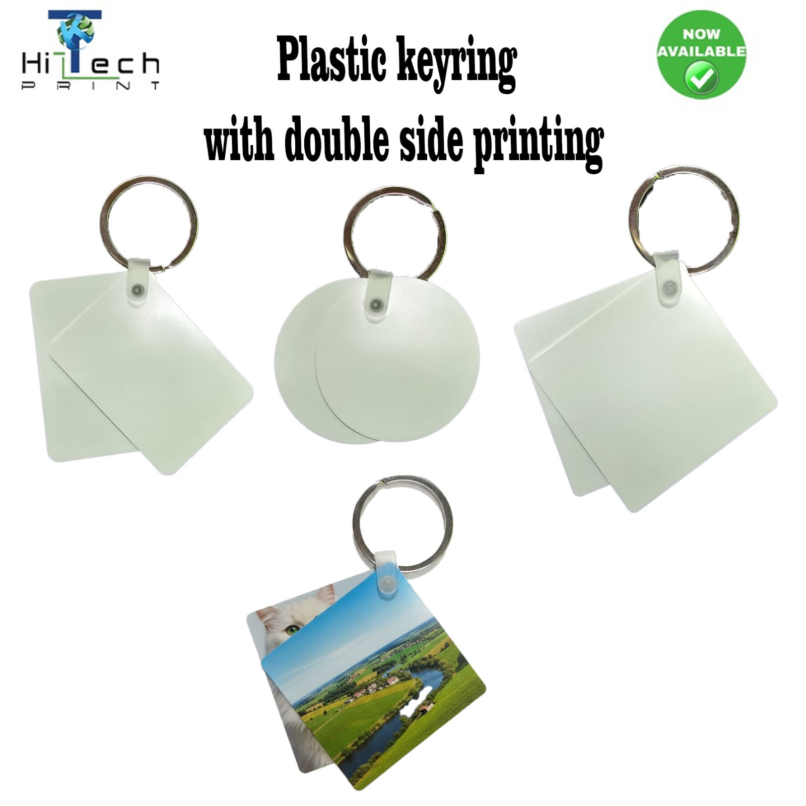 plastic Keychain-Rectangle