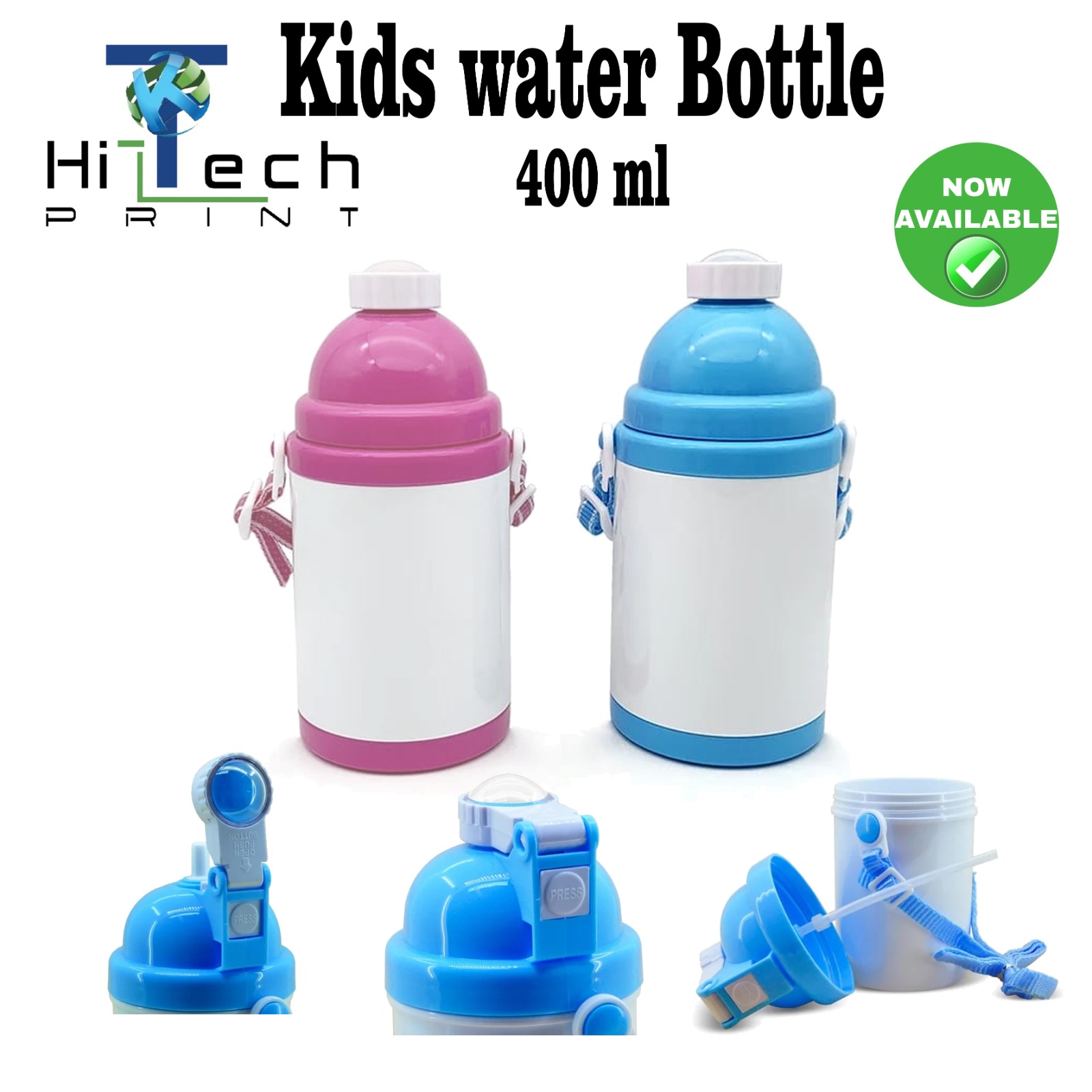 400 ML KIDS WATER BOTTLE PINK