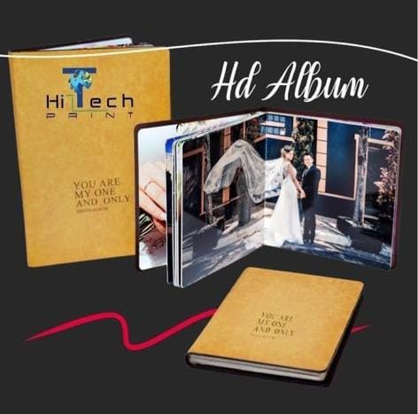 aluminum photo album, leather 15*20CM yellow