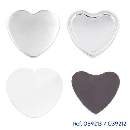 heart magnetic badge 50pcs