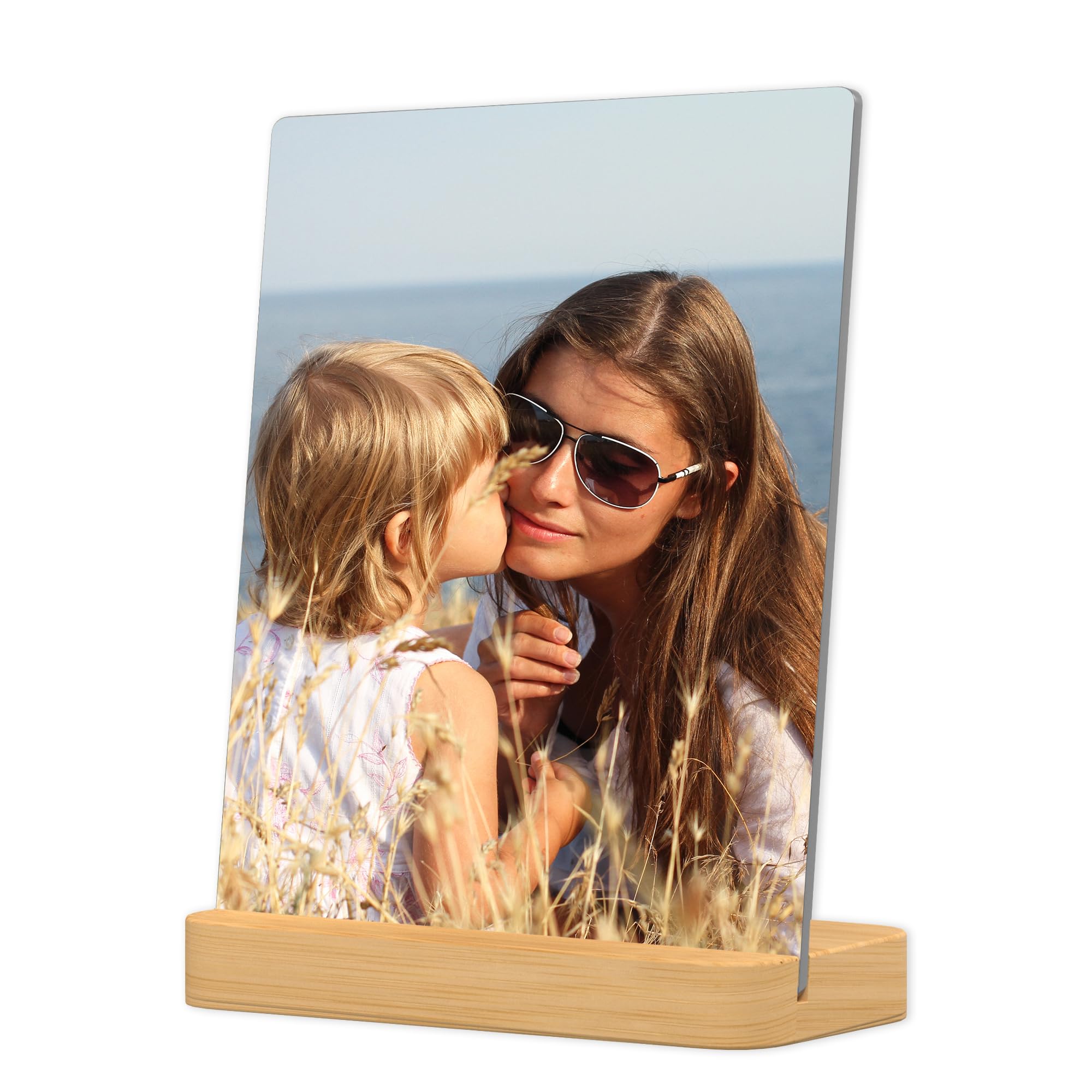 7 inch bamboo stand Aluminum frame